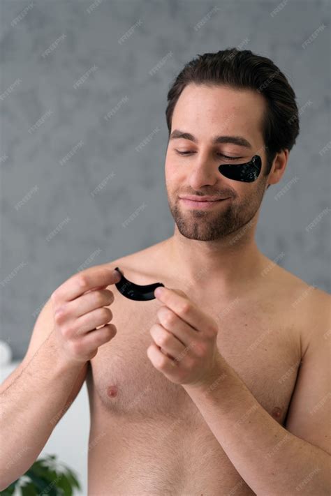 Free Photo | Man doing his self-care ritual