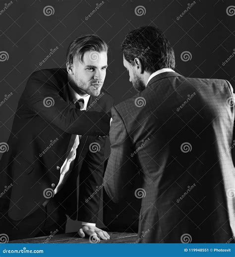 Man in Jacket or Businessman Listening His Business Partner. Business ...