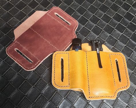 Custom Leather EDC Sheath: Stylish and Functional Everyday Carry ...