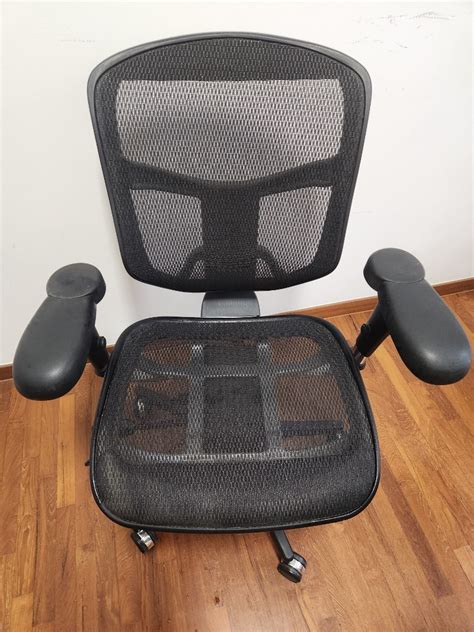 Ergonomic office chair with all the adjustments, Furniture &amp; Home ...