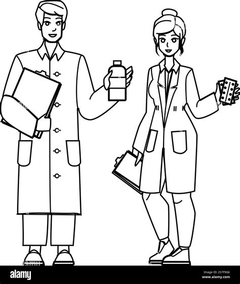 Man woman medicament Stock Vector Images - Alamy