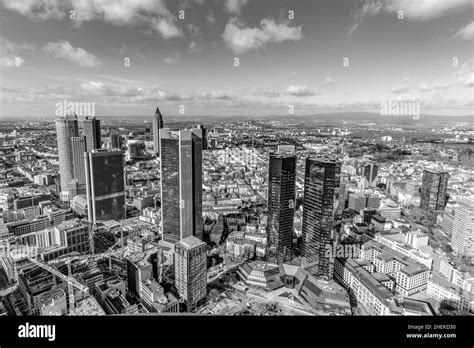 Panorama financial district in Black and White Stock Photos &amp; Images ...