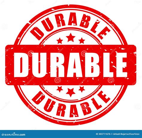 Durable Vector Stamp On White Background | CartoonDealer.com #303711676