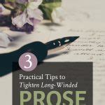 How to tighten prose for impact and brevity?