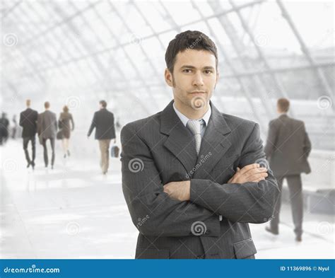 Confident businessman stock photo. Image of formal, energetic - 11369896