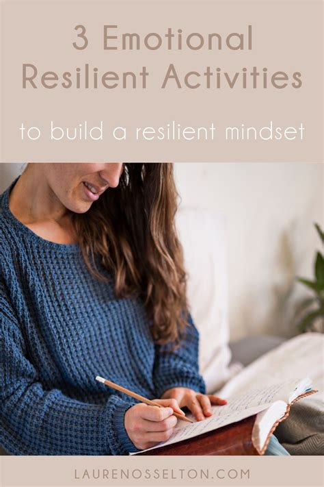 3 Emotional Resilient Activities to Build a Resilient Mindset ...