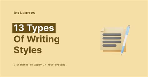 Different Writing Styles Examples