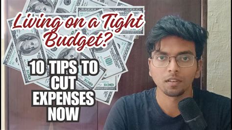 Living on a Tight Budget? 10 Tips to Cut Expenses Now - YouTube