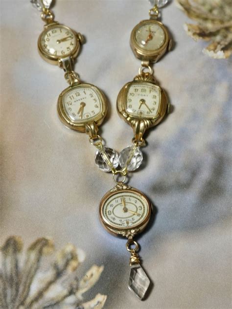 One of a Kind Vintage Watch Necklace, Stunning Rare Vintage Watches - Etsy | Watch necklace, Old ...