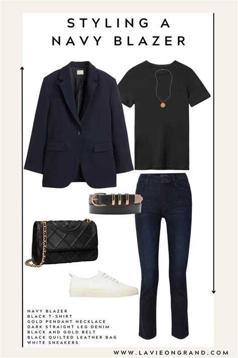 8 Ways To Style A Navy Blazer | LaVieOnGrand