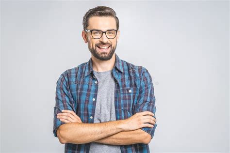 Portrait of Handsome Young African American Black Man Combing His Beard ...
