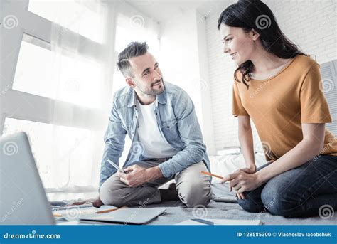 Attentive Man Listening To His Partner Stock Photo - Image of ...