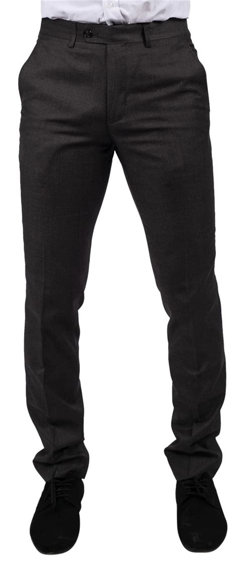 Charles - Men's Charcoal Trousers: Buy Online - Happy Gentleman