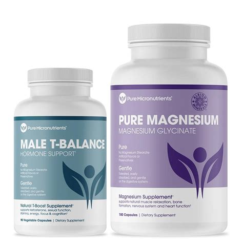 Men’s Energy + Kit (Magnesium Glycinate Supplement+Male T-Balance ...
