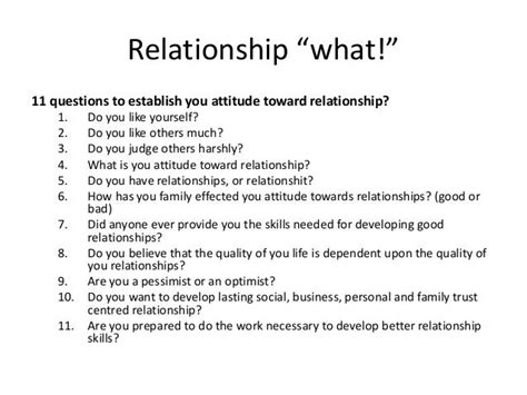 Relationship Dynamics