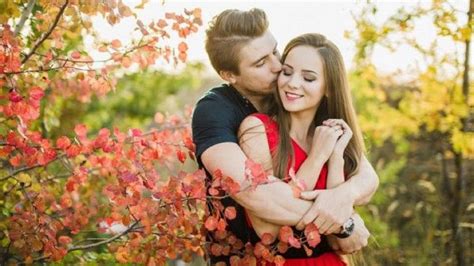 Download Couple In Forest Romantic Love Wallpaper | Wallpapers.com