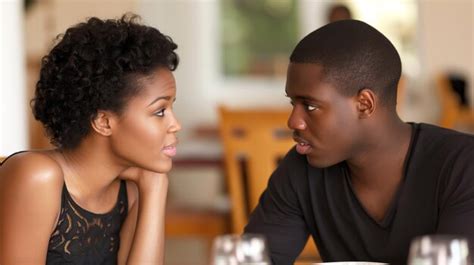 Premium Photo | Couple having a serious conversation over dinner