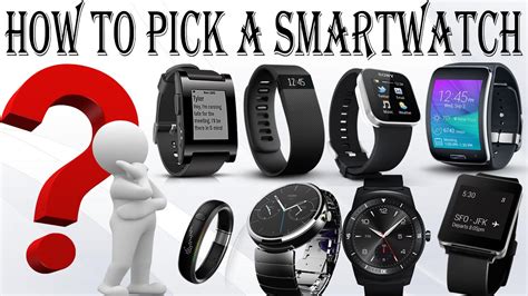 How to choose a Smartwatch - Which Smartwatch should you pick? - YouTube