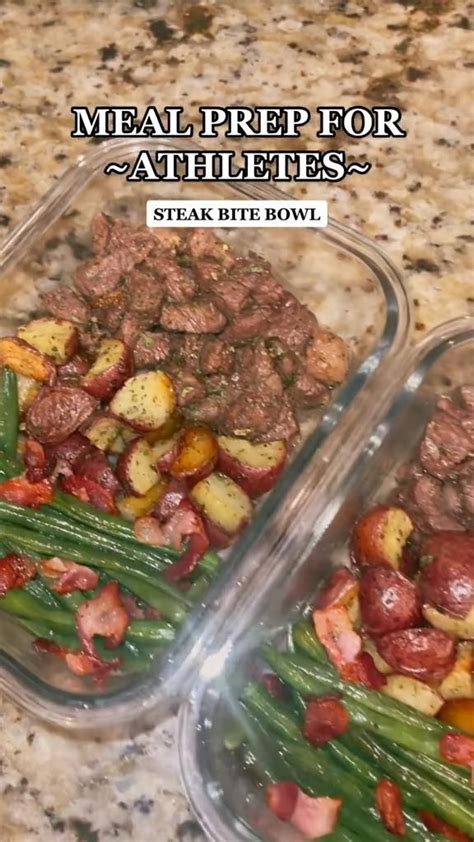 Meal Prep for Athletes | Healthy lunch meal prep, Health meal prep ...