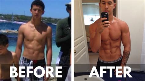 REALISTIC Skinny to Muscle Physique Transformation (17-20 Years ...