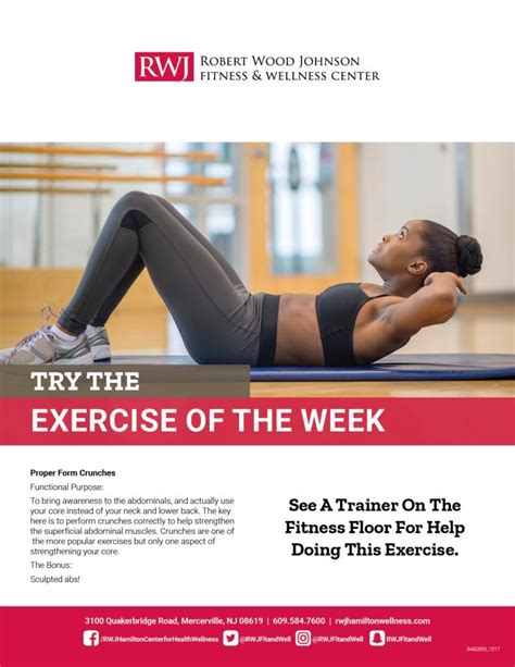 Try the Exercise of the Week: Proper Form Crunches - RWJ Fitness and ...