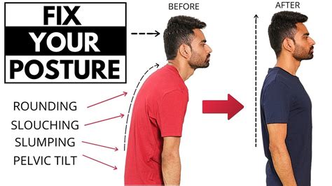 How to fix slouching posture for less back pain?