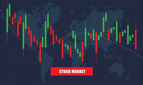 stock market investment trading business candlestick chart chart on ...