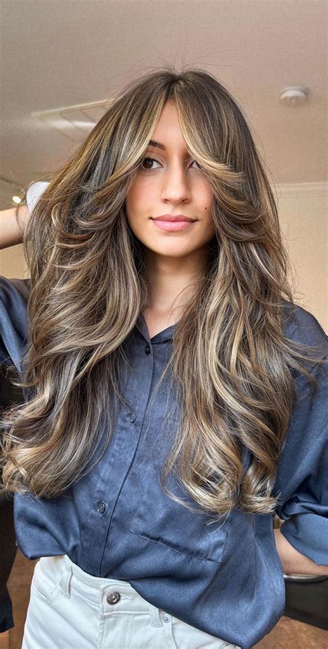 40 Long Layered Haircuts To Try Right Now : Long Layered with Short ...