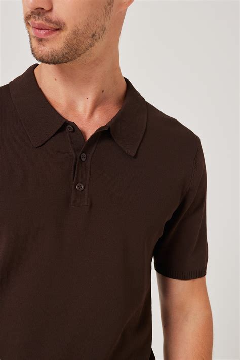 Knitted Polo Shirt - Our Second Nature