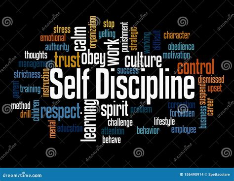 Self Discipline Word Cloud Concept 4 Stock Photo | CartoonDealer.com ...