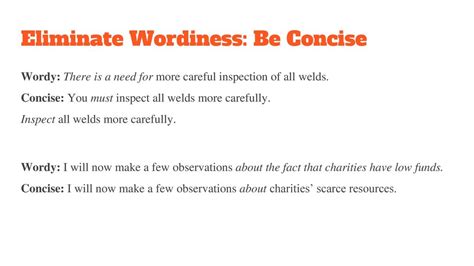 Concise style: How to eliminate wordiness and jargon?