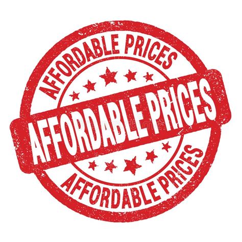 AFFORDABLE Written Word on Green Stamp Sign Stock Illustration ...