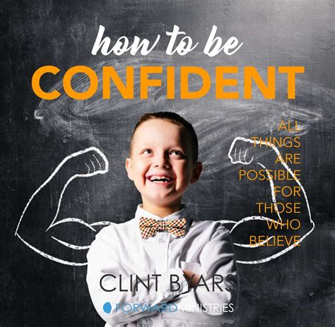 How to be Confident