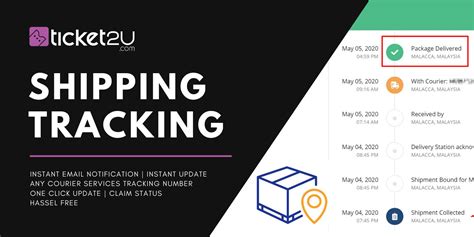 Shipping Tracking with Ticket2U | Ticket2u Blog