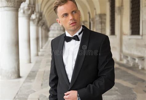 Elegantly Dressed Young Confident Man Stock Photo - Image of city ...