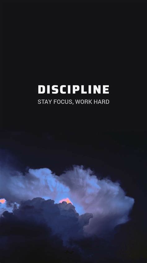 Discipline wallpaper | Frasi motivazionali, Citazioni brevi, Citazioni