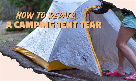 Quick field repair: torn tent, duct tape or patch?