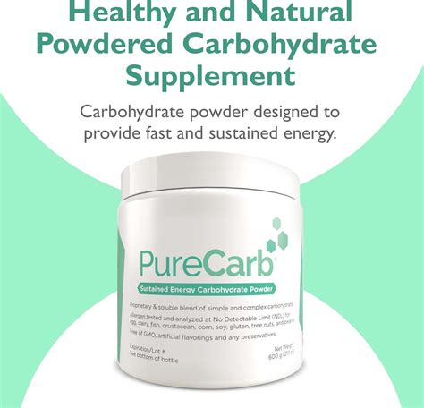 Solace Nutrition PureCarb (600g) | Sustained Energy Carbohydrate Powder ...