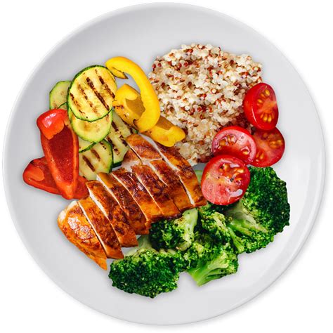 Plate Of Healthy Food