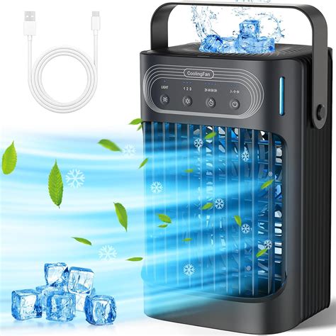 Amazon.com: Portable Air Conditioners Cooling Fan, Upgraded Evaporative ...