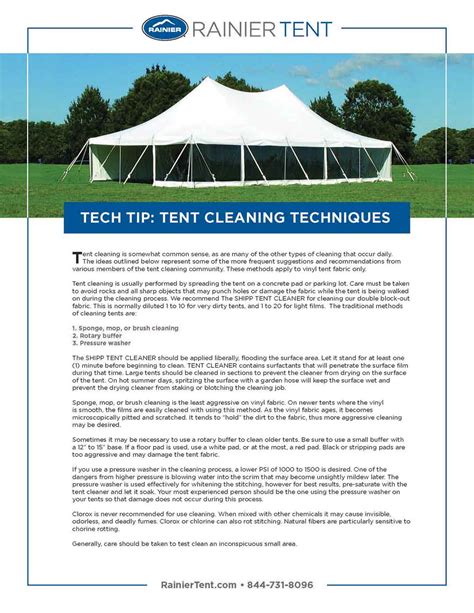 Repair Tools | Rainier Tent