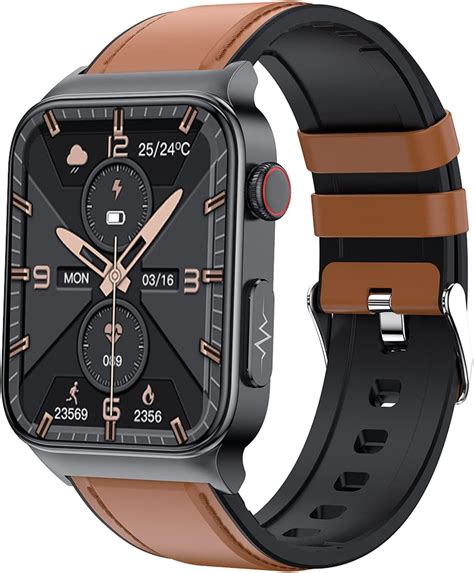 Zilead Smart Watch,Sports Waterproof Smart Watch E500 Smart Watch Blood ...