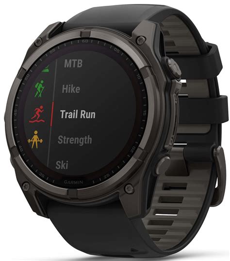 Garmin Fenix 8 51mm Sapphire Solar Carbon Grey DLC Titanium Black ...