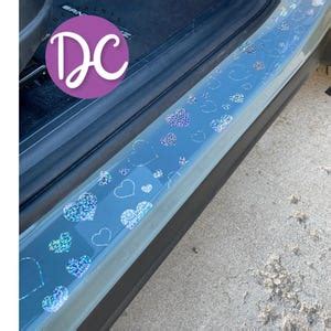 Hearts Door Panel Car Decal, Car Window Decal, Vinyl Decal Sticker, Car Accessories, Car Decor ...