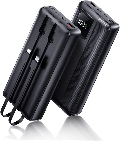 Power-Bank-Portable-Charger - 40000Mah Power Bank Support Pd 30W And ...