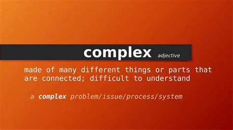 complex , Meaning of complex , Definition of complex , Pronunciation of ...