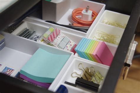 Simply Done: Organized Office Drawers - simply organized