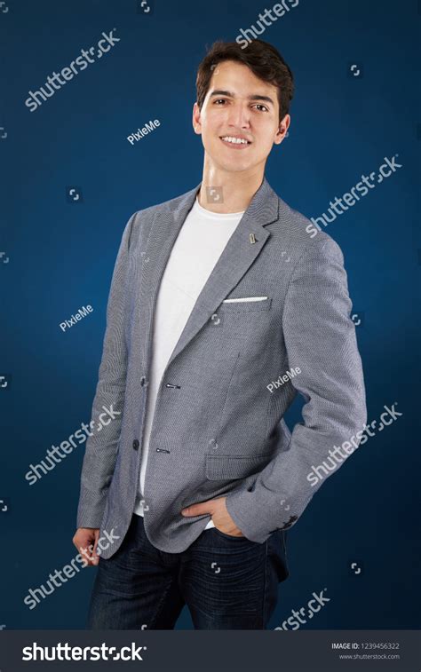 Young Man Smart Casual Outfit Isolated Stock Photo 1239456322 ...