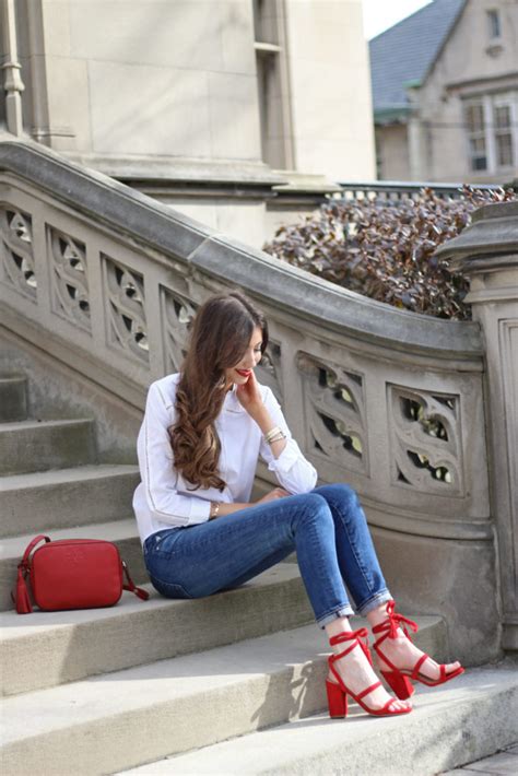 How To Style The Classic White Button Down Shirt - Lace &amp; Lashes