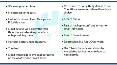 PROCRASTINATION – Part 1 WHY